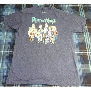 Ripple Junction Rick & Morty [Adult Swim} Gray T-Shirt Size X-Large